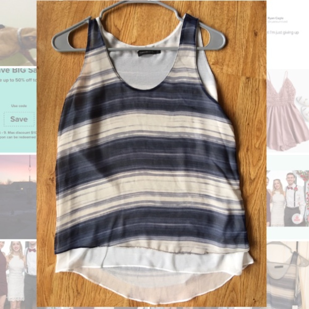 Calvin Klein Jeans NWT tank top size S